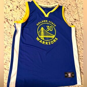 Authentic Steph Curry Golden State Warriors jersey New w/o Tags Youth Large